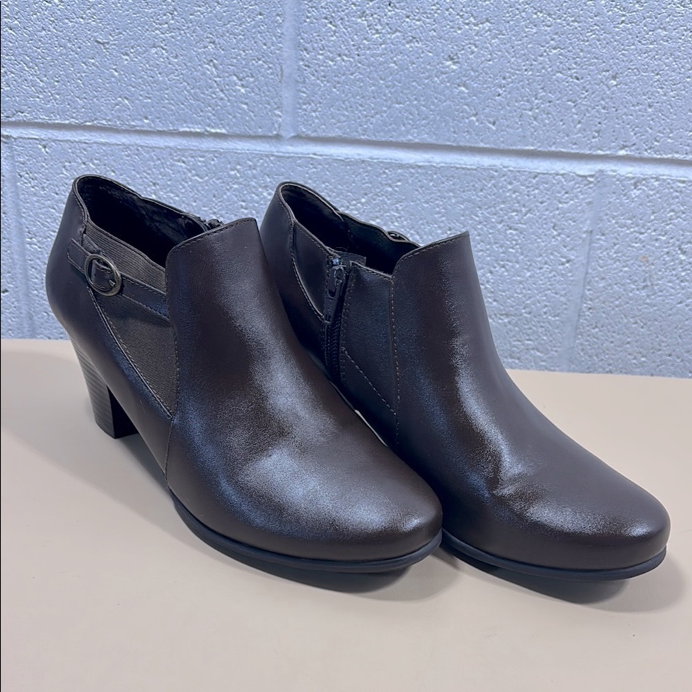 Croft & Barrow ortholite Elegant choc brown Ankle Boots​​​​